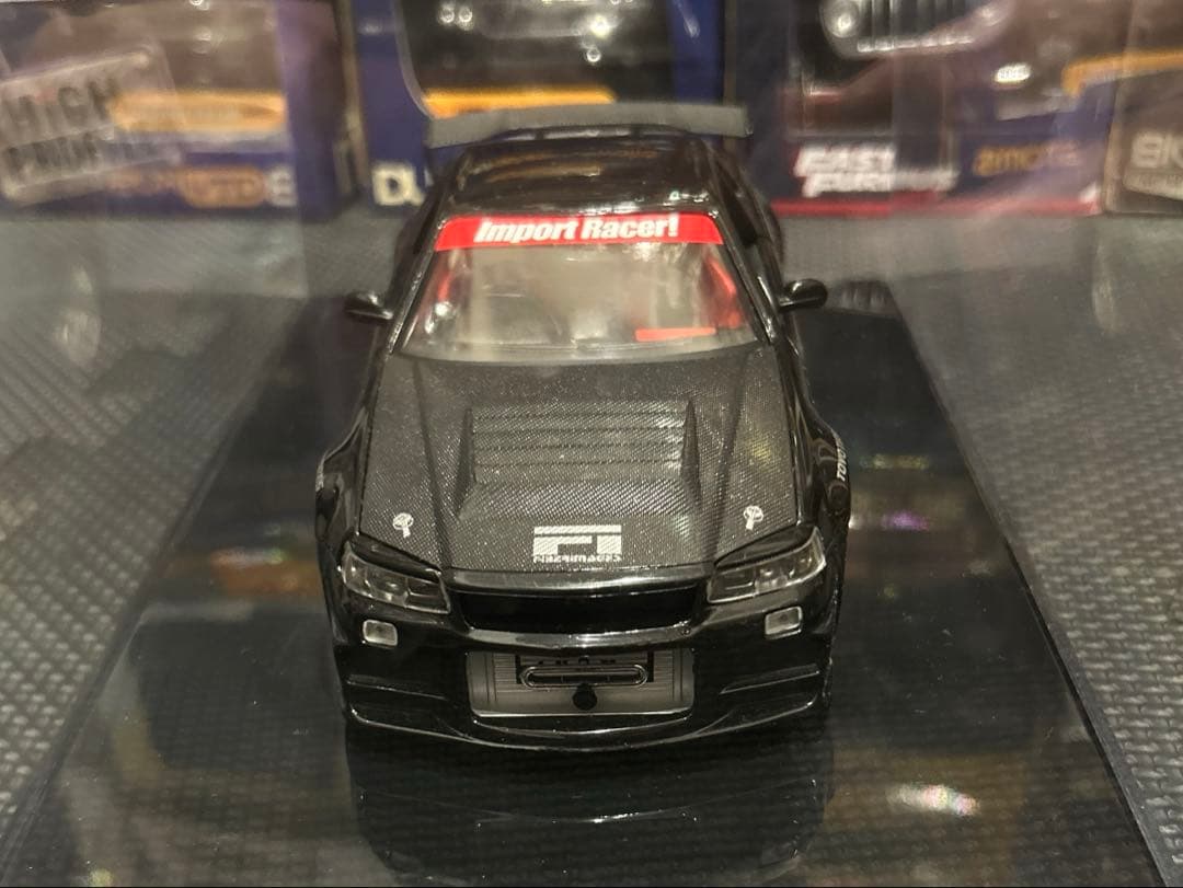 R34 GT-R import racer jadatoys 1/24ミニカー