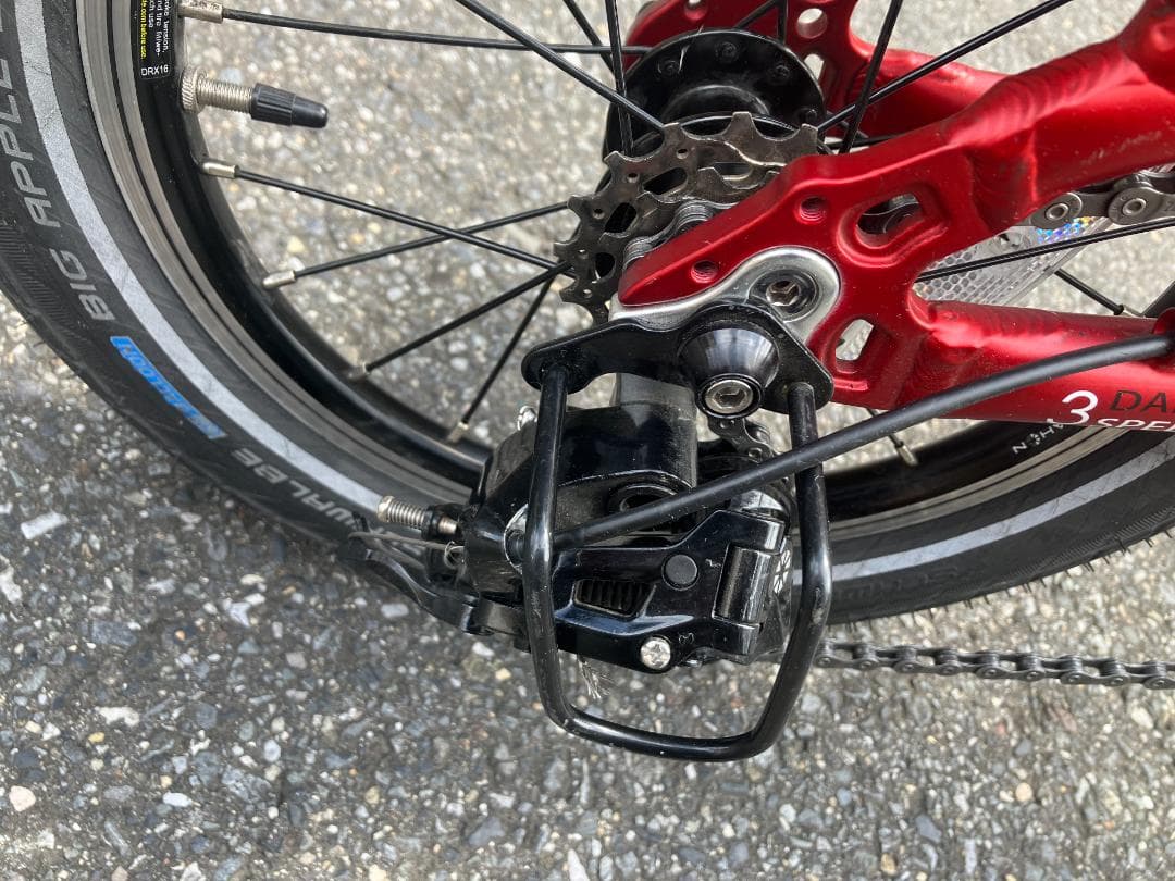 DAHON K3 折りたたみ自転車 レッド