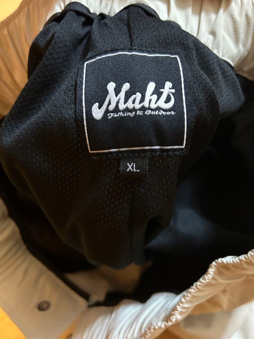 【美品】Mahf XL ホワイト スノーボードウェアパンツ