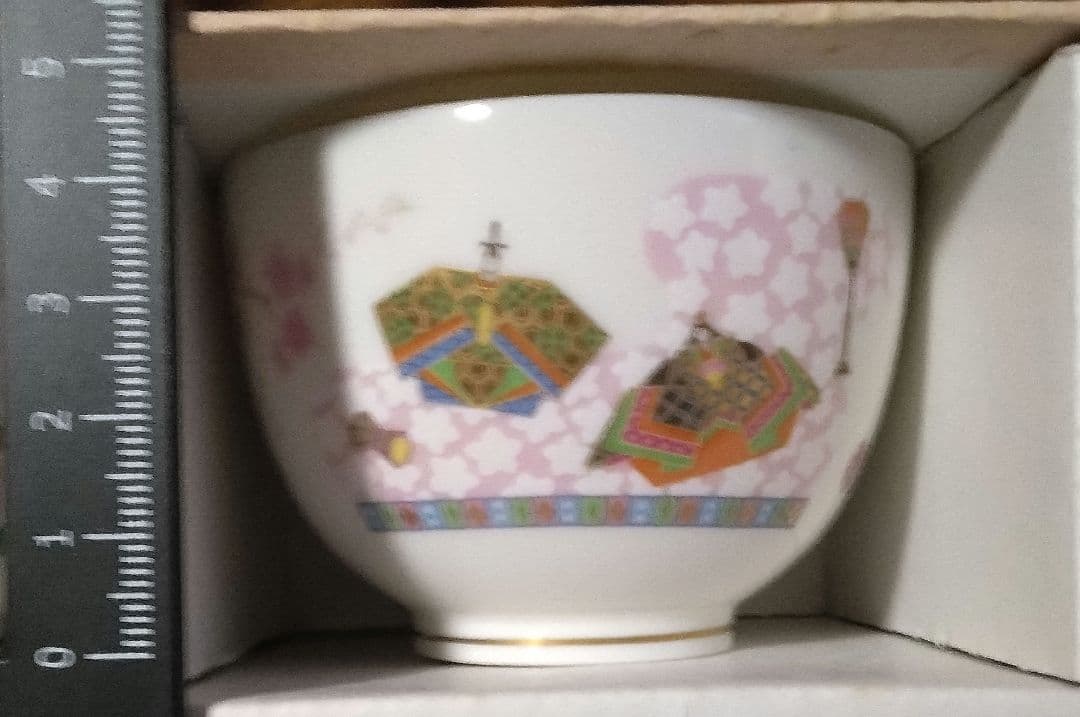お雛様食器6種セット　前畑陶器　庫山窯　美濃焼　瀬戸焼　ミニ雛と祝い箸付