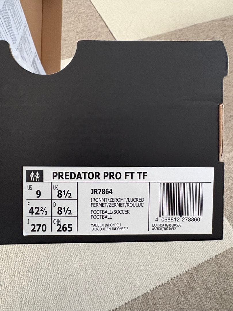 新品　プレデター PRO フォールディングシュータン TF 27.0cm