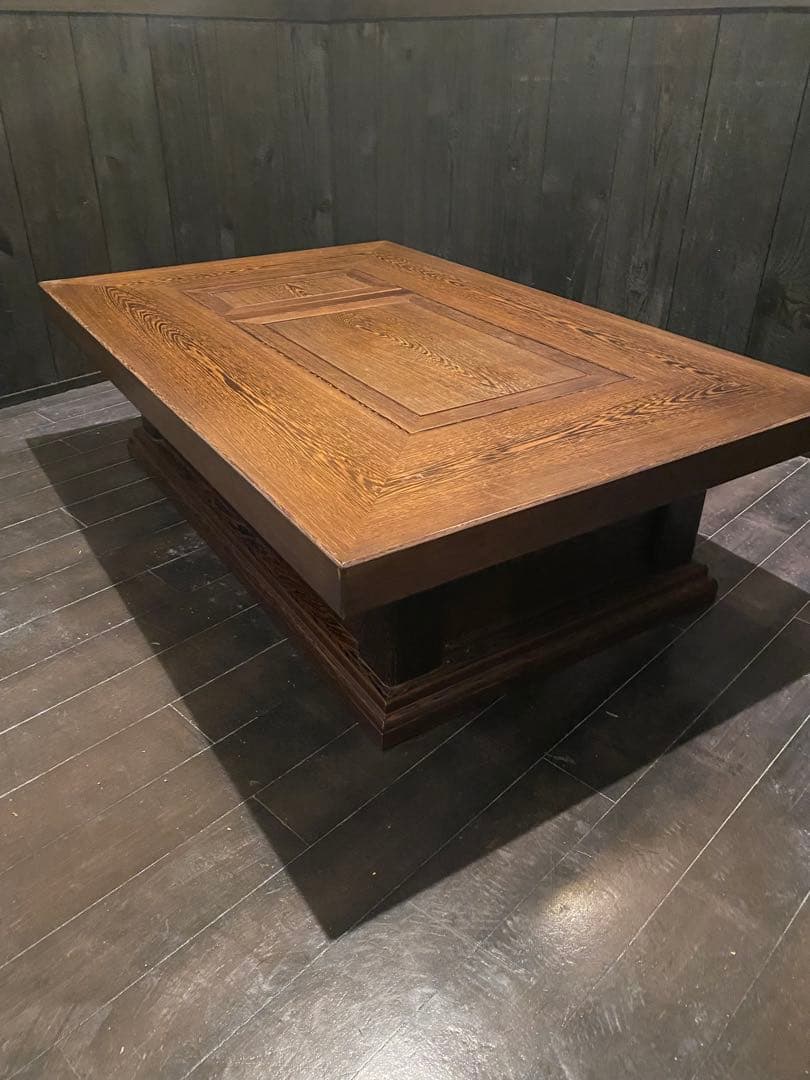 【美品】重厚で木目の美しい関西火鉢　囲炉裏用酒燗器　付き