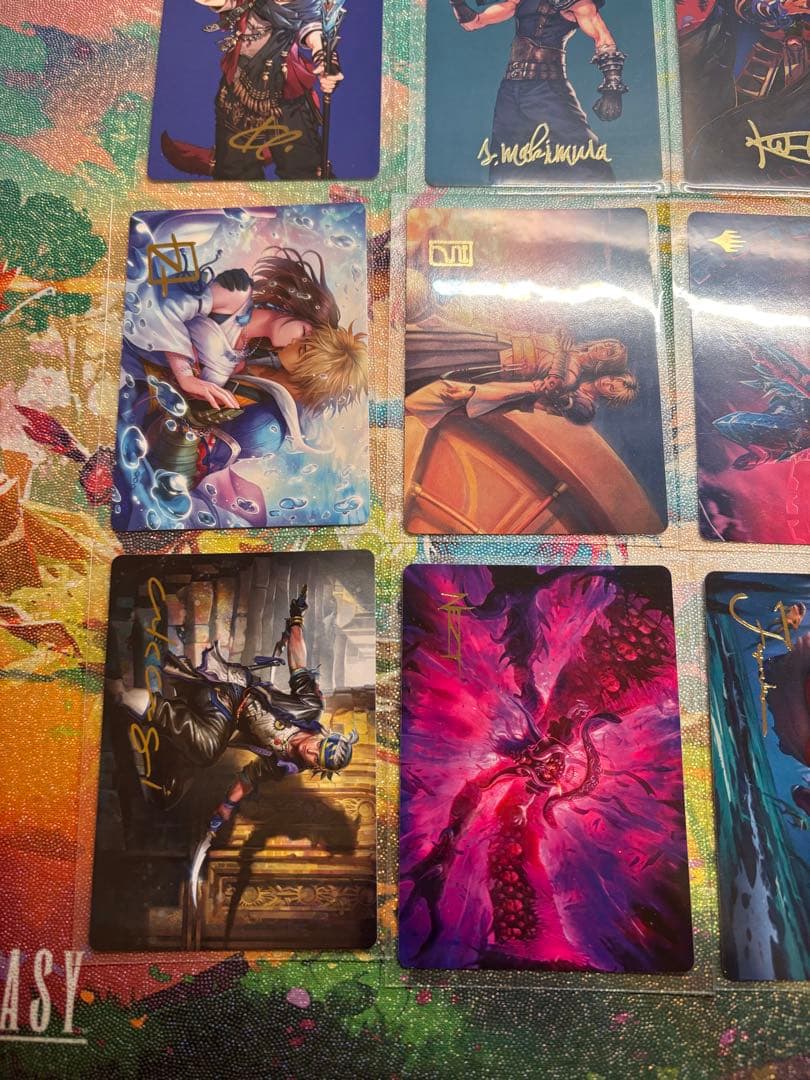 MTG FF　イラストコレクション箔押し　15枚