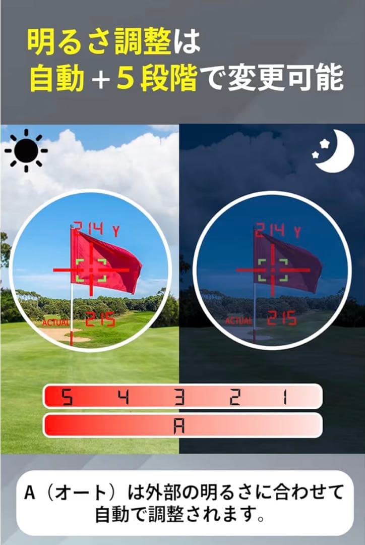 新品未開封　NINJOR GOLF NJ+PRO シルバー レーザー距離計