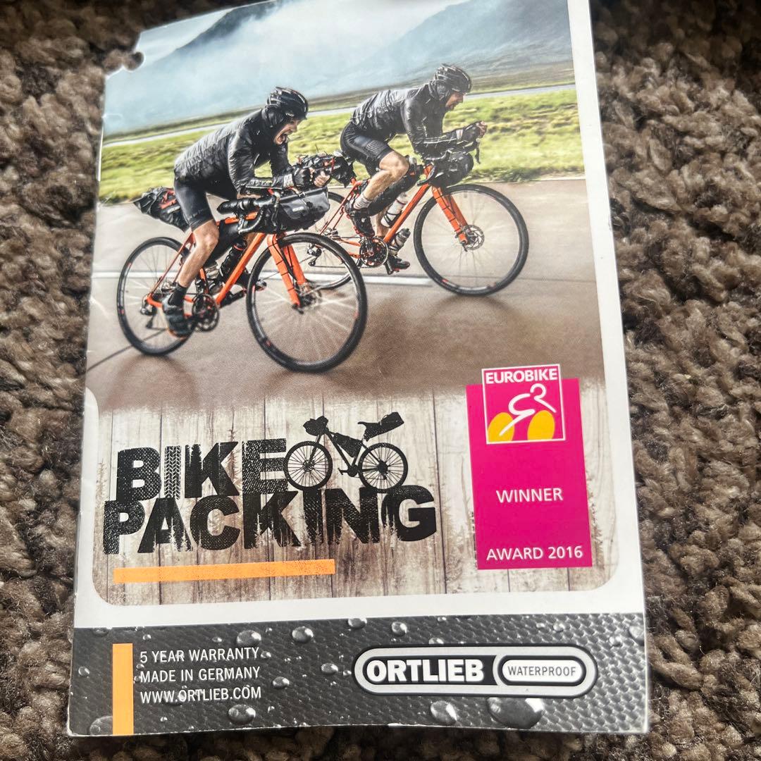 ORTLIEB 防水　バッグ バイク　ハンドル　パッキング 自転車　バー