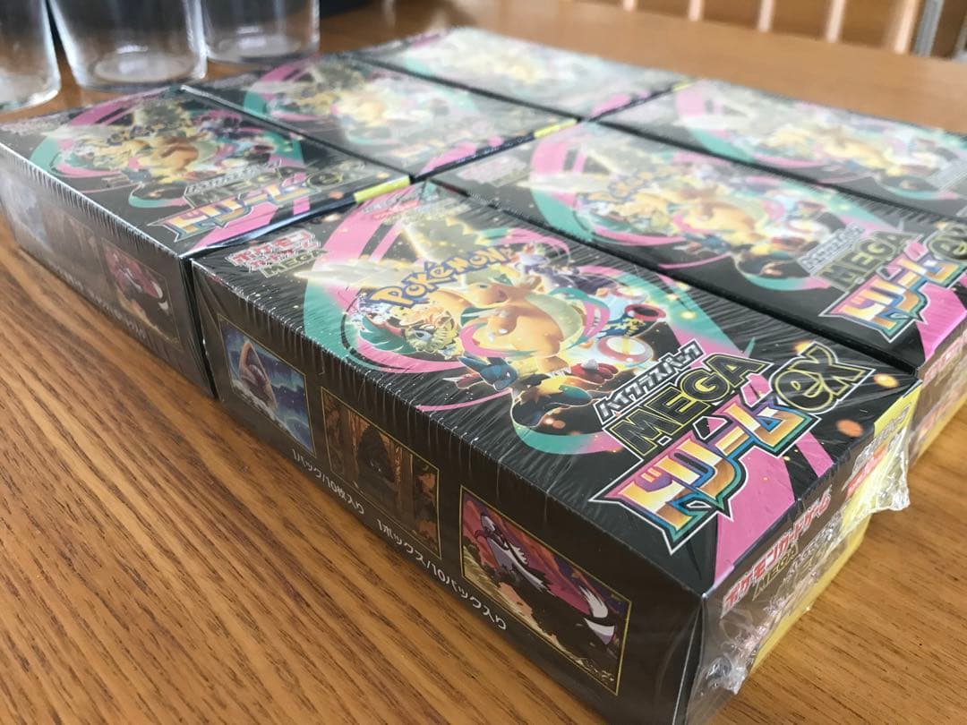 ポケモンカードゲーム MEGAドリームex 6box シュリンク付き