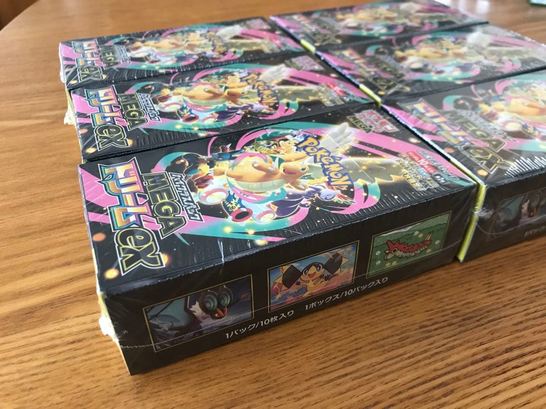 ポケモンカードゲーム MEGAドリームex 6box シュリンク付き