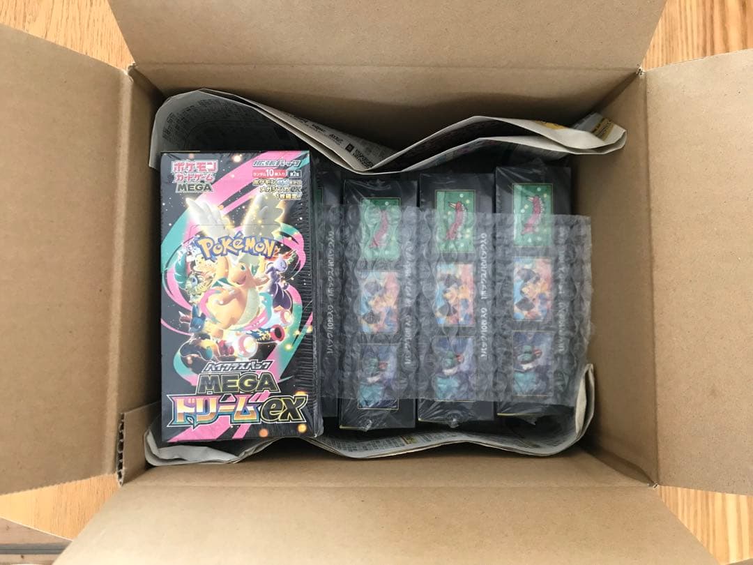 ポケモンカードゲーム MEGAドリームex 6box シュリンク付き