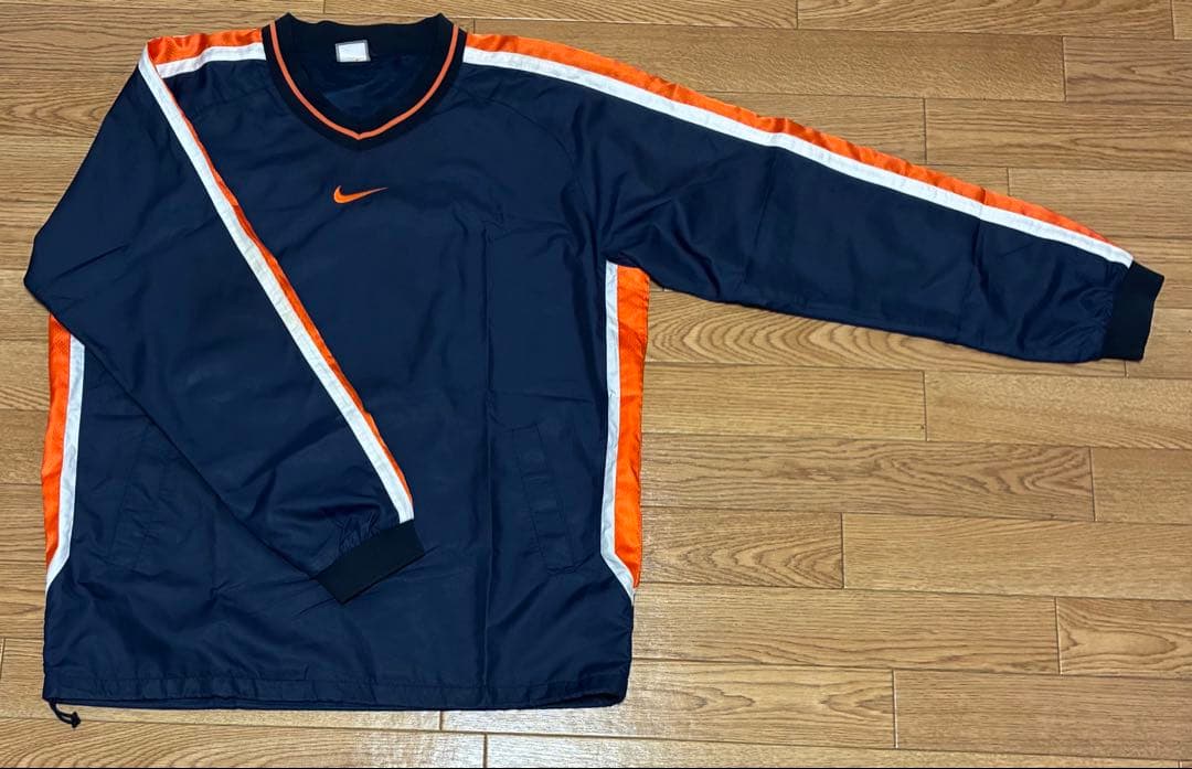 00s ビンテージ　NIKE ナイキ　Vネック　プルオーバー　ピステ　上下
