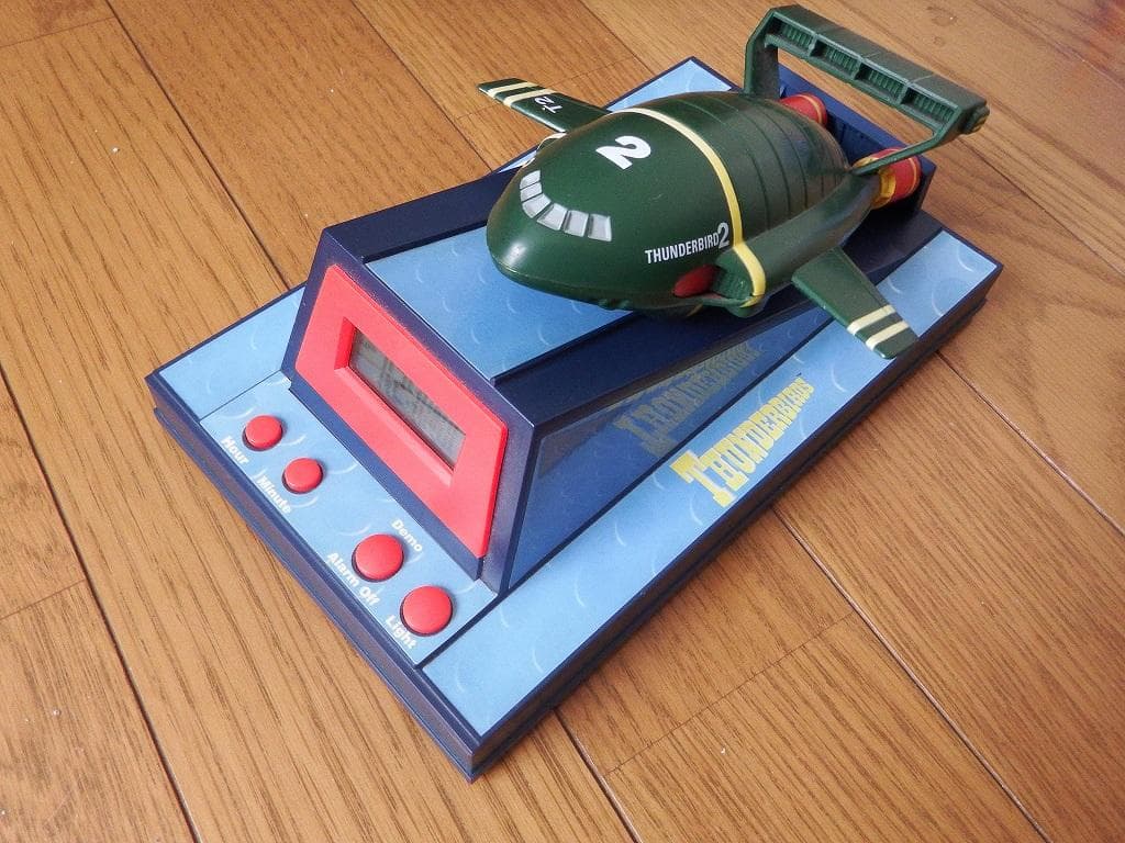サンダーバード２号　トーキングアラームクロック　動作確認済