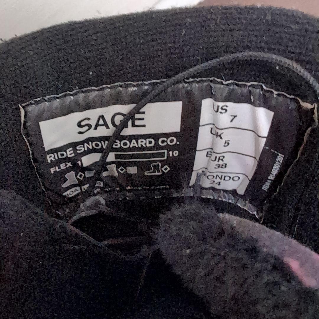 本日最終価格！RIDE SAGE 女性用スノーボードブーツ