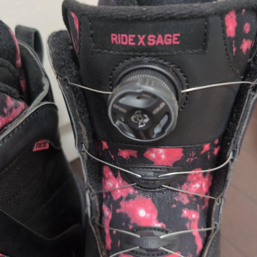 本日最終価格！RIDE SAGE 女性用スノーボードブーツ