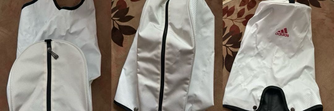 ※商品説明見てください※ADIDAS キャディバッグ ホワイト/レッド