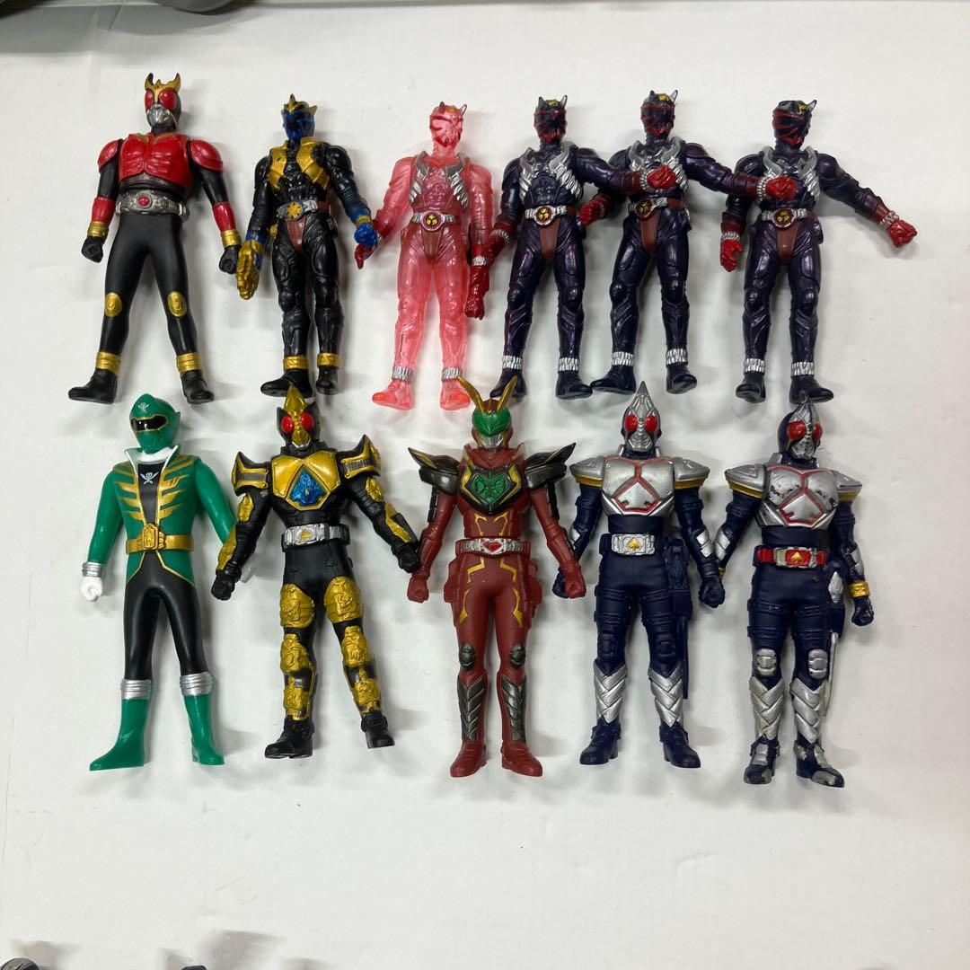 仮面ライダー 戦隊 ウルトラマンソフビ 人形 120体以上 大量 響鬼 オーズ