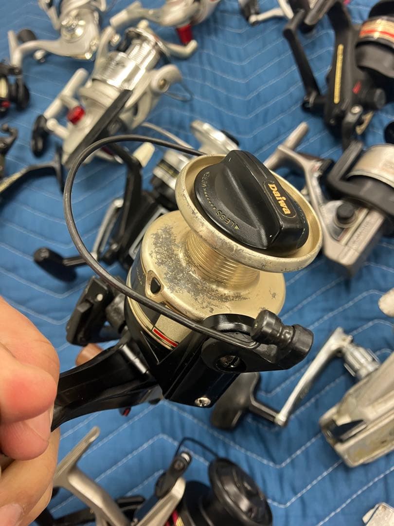 スピニングリールをまとめて18台（分解整備済）