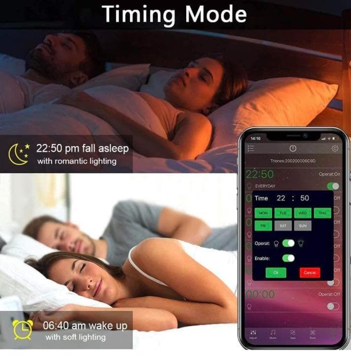 ❤20m❣スマホ＆リモコンで光の演出が自由自在♪❤最新LEDテープライト