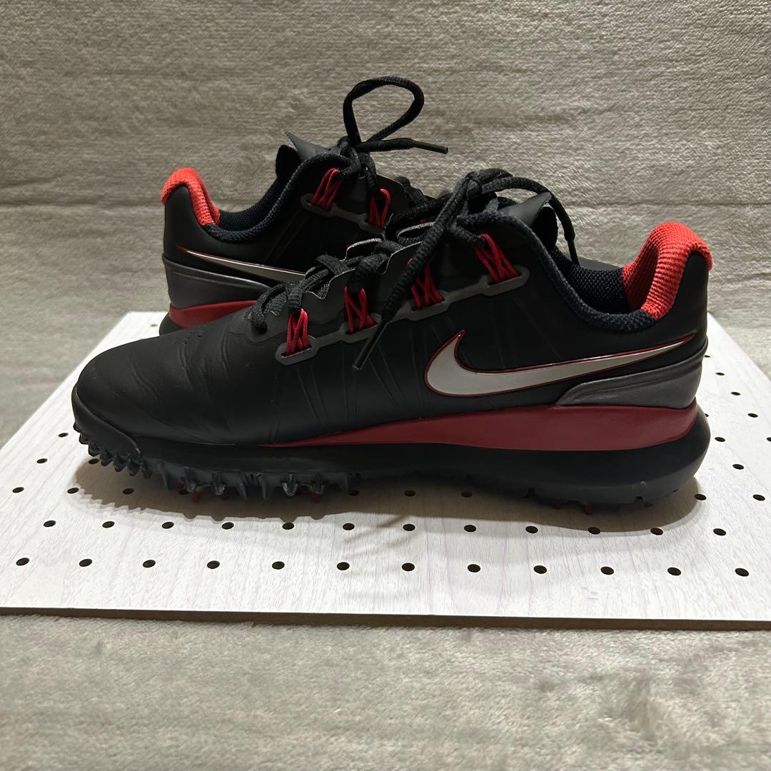 NIKE TW14 タイガーウッズモデル 25cm 3E ゴルフスパイク 黒