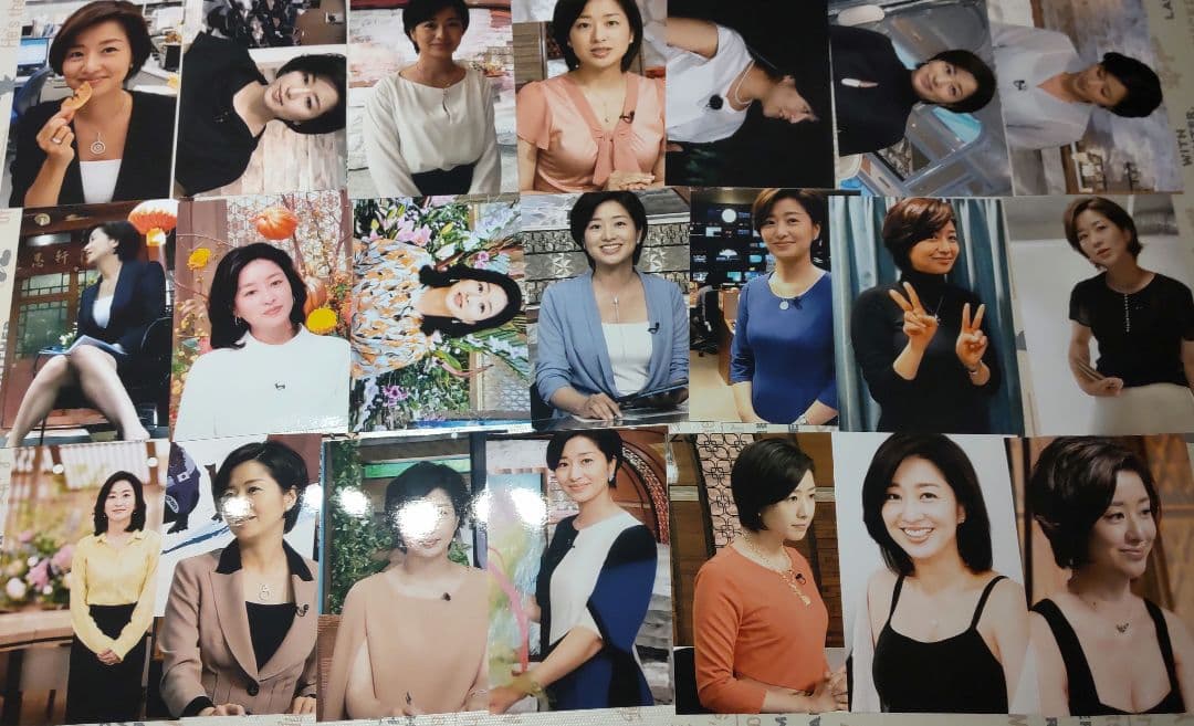 6　膳場貴子　L判　写真　100枚