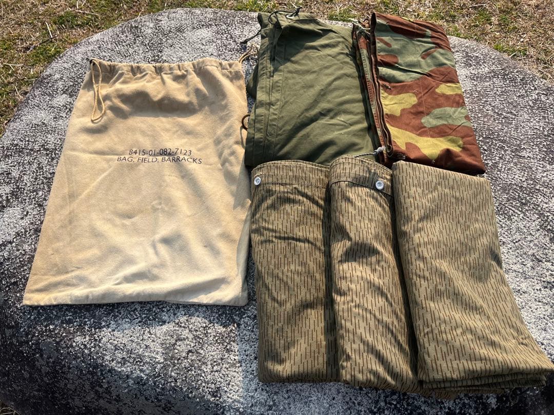 【週末限定値下げ】軍幕3カ国（5枚）セット|東ドイツ・ポーランド・イタリア