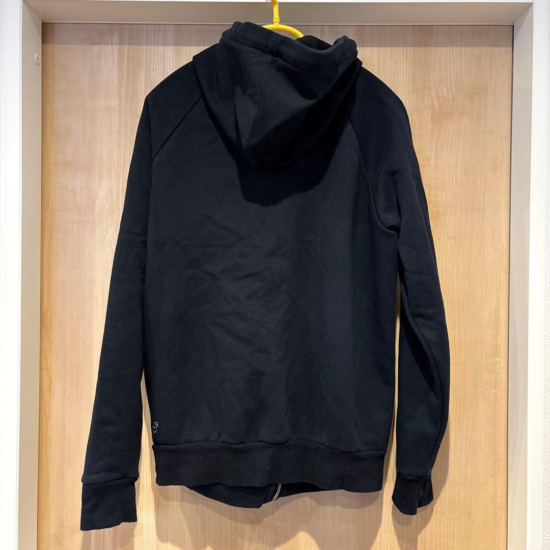 美品 PUMA ブラック 裏起毛スエット上下セットアップ Mサイズ