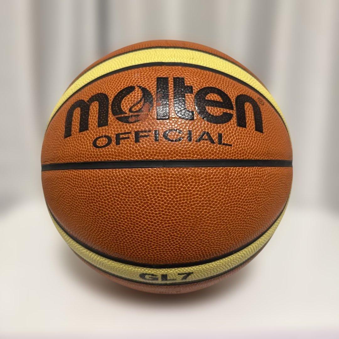 天然皮革　バスケットボール　旧公式球　7号球　JBAFIBA モルテン　BGL7
