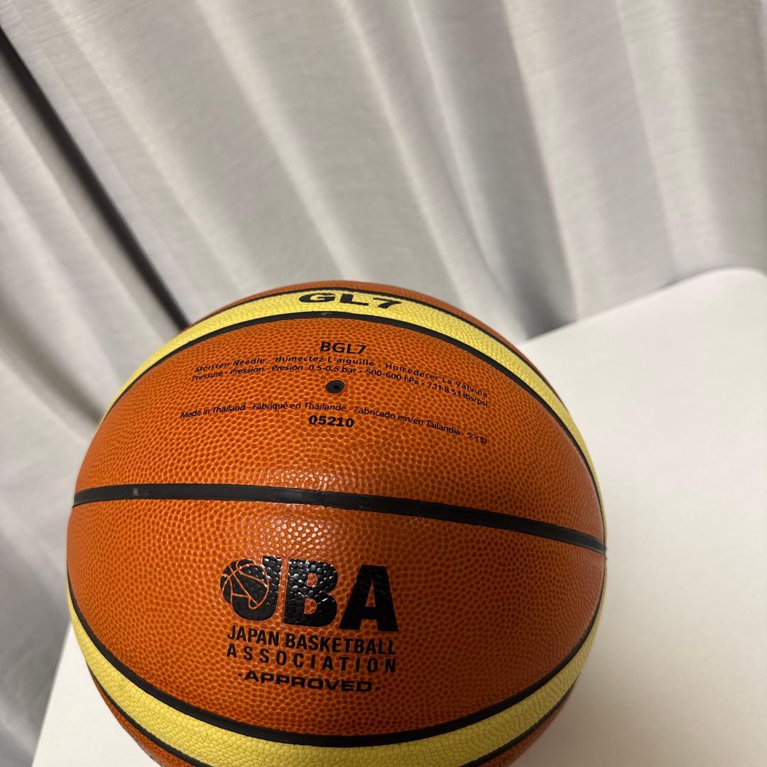 天然皮革　バスケットボール　旧公式球　7号球　JBAFIBA モルテン　BGL7