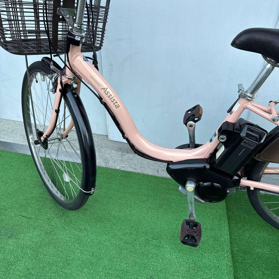 YAMAHAヤマハ電動アシスト自転車26インチ バッテリー12.3Ah ピンク