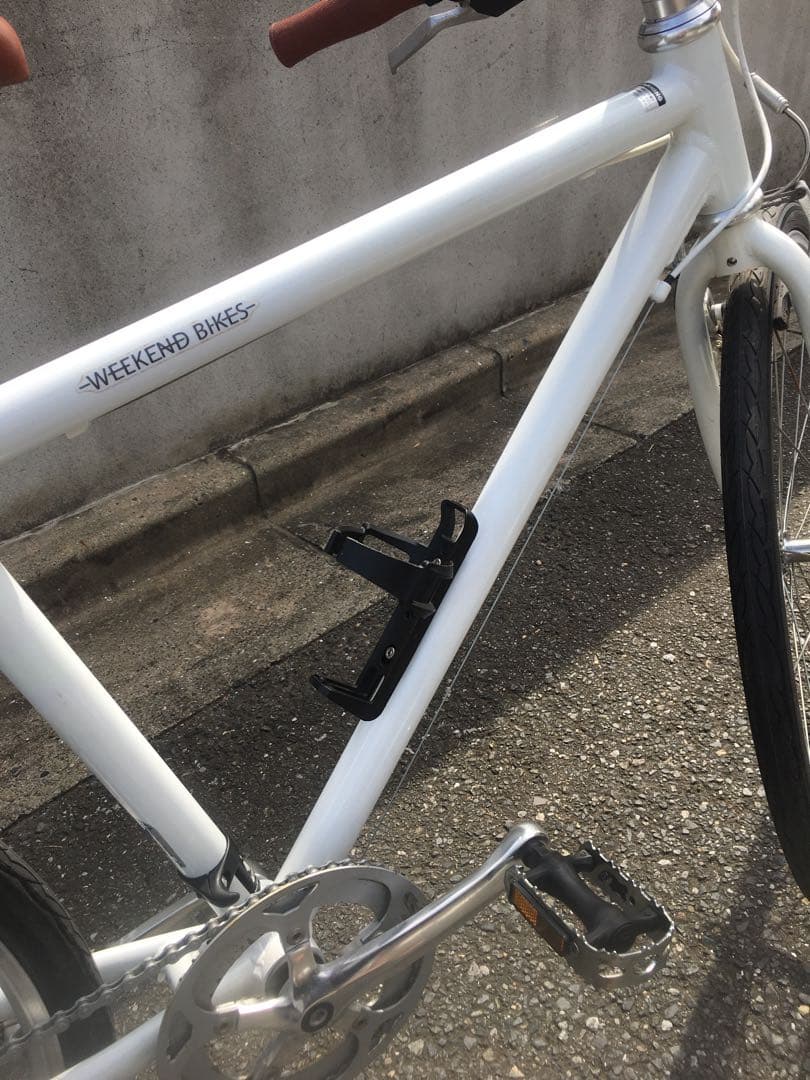 整備済 クロスバイク 自転車 子供 女子 26インチ 美品 綺麗 ホワイト 白