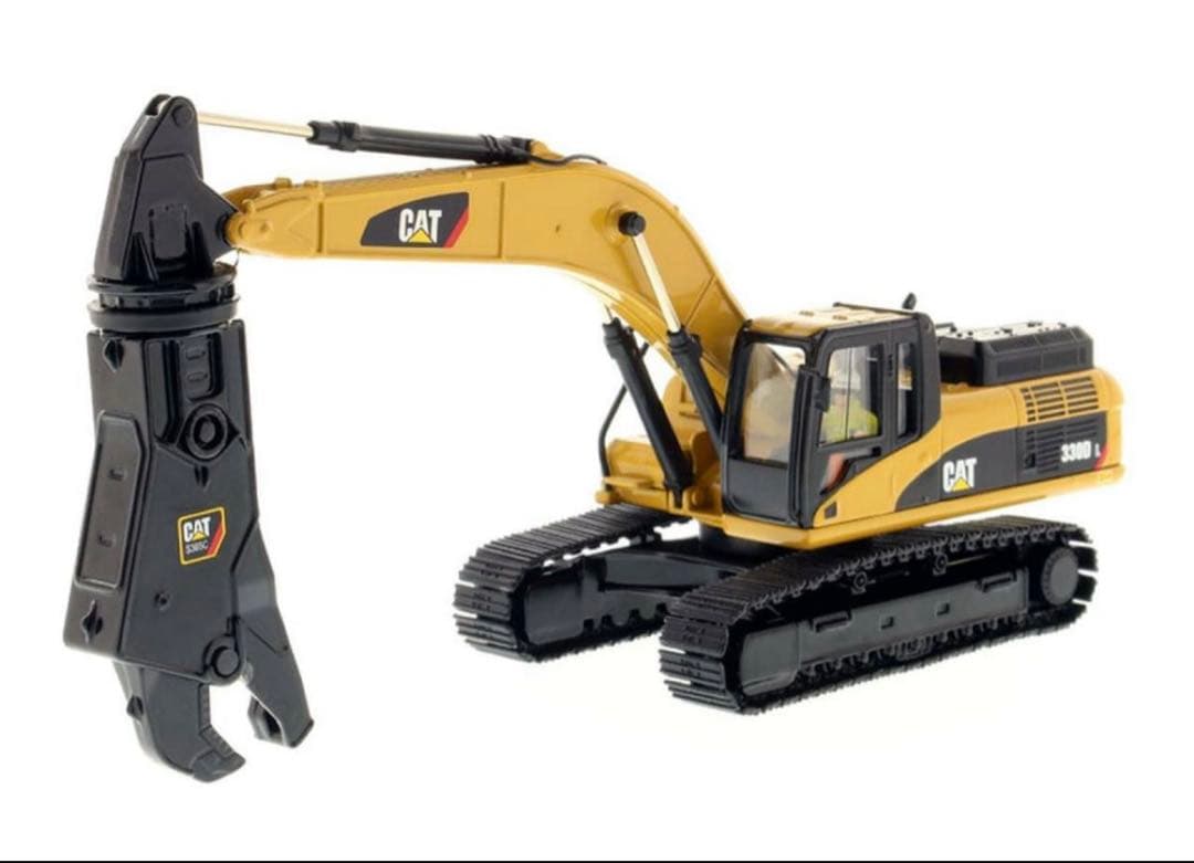CAT 330D L油圧ショベル 1:50スケール　大型クラッシャー仕様