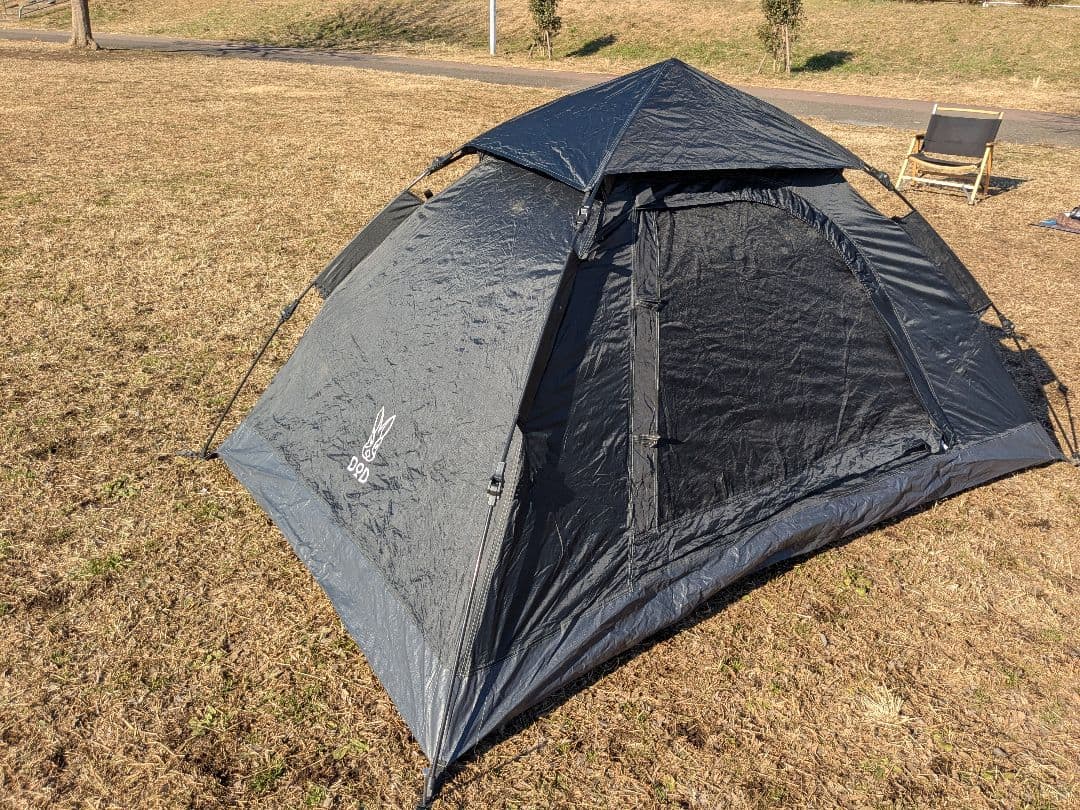 DOD　ワンタッチテント　ブラック　T2-629-BK