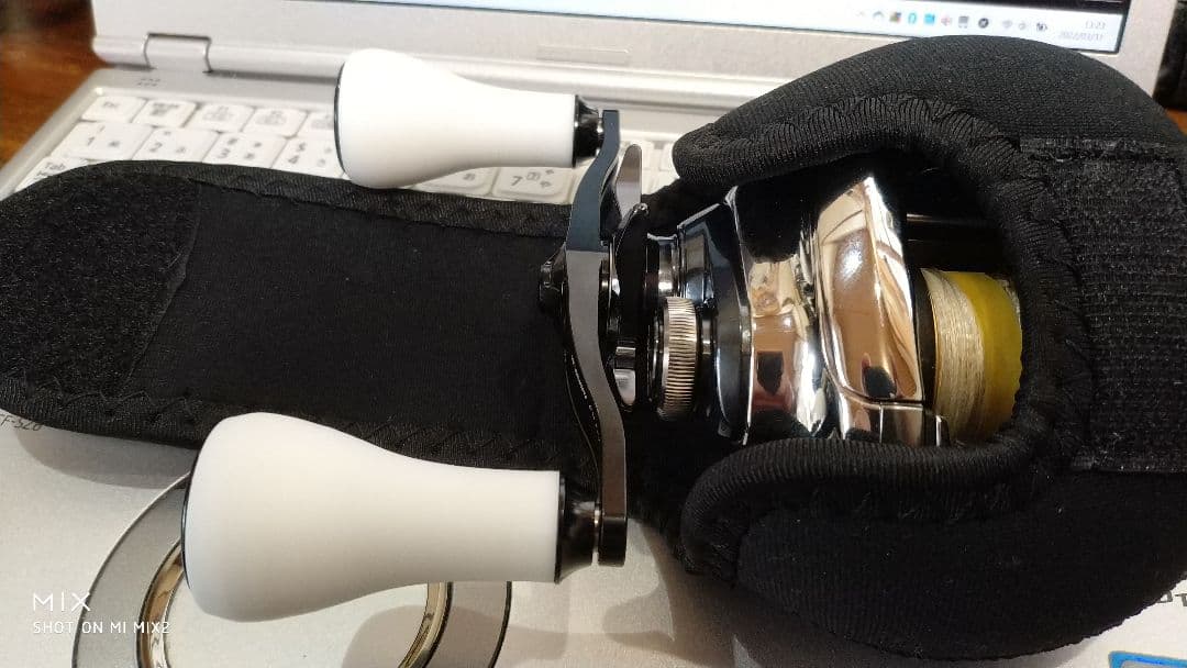 ハンドメイドノブ　TPR（ラバー素材）C4ホワイト2個　艶消し積層痕消し済み