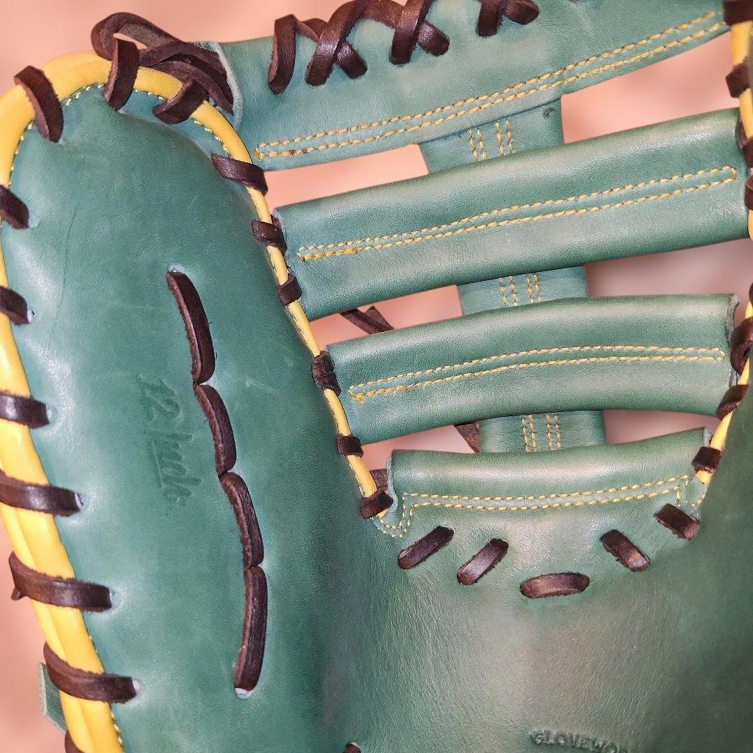 gloveworks ファーストミット　硬式　グリーン