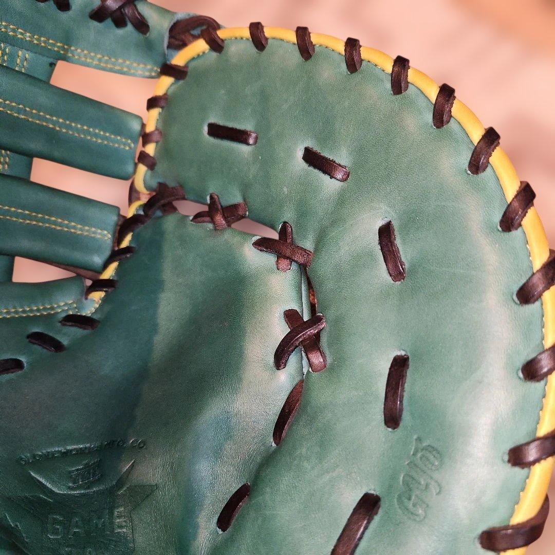gloveworks ファーストミット　硬式　グリーン