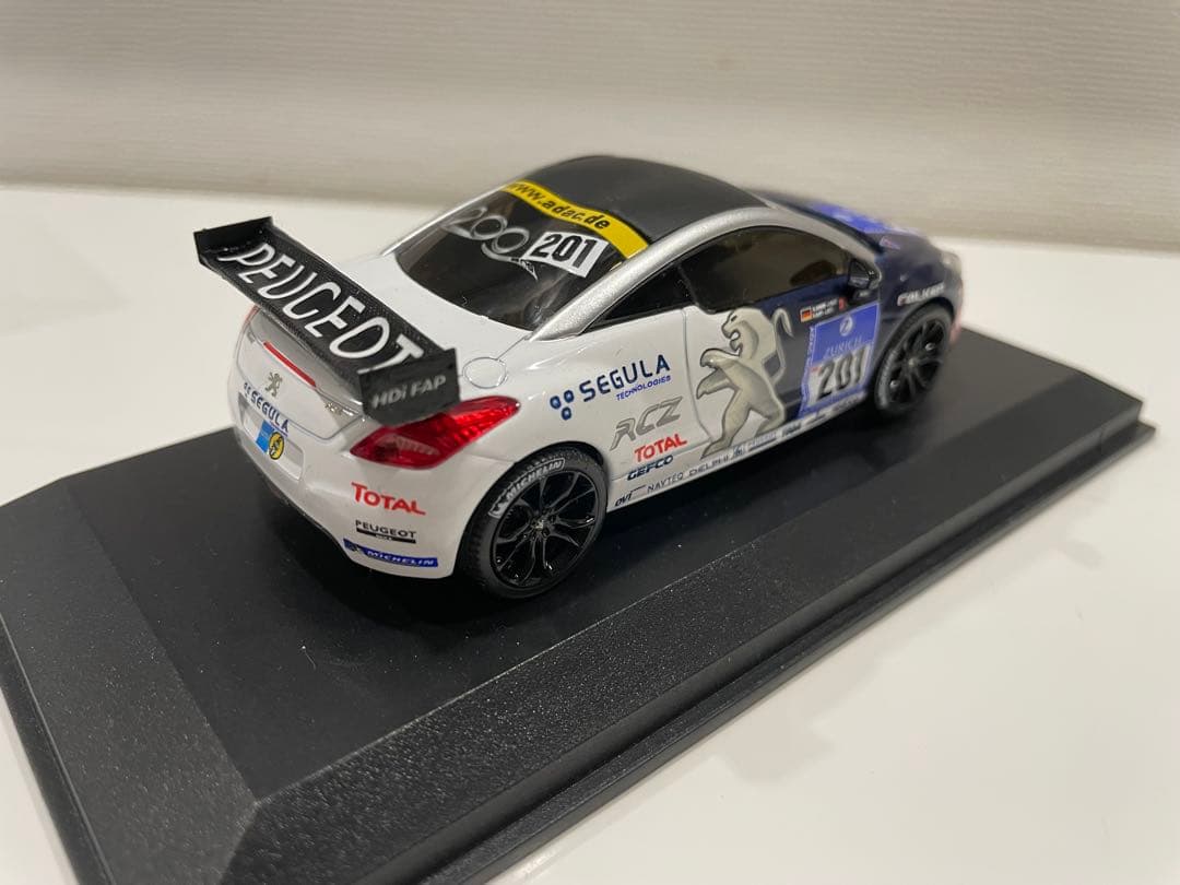希少　PEUGEOT RCZ ラリー仕様 ミニカー 1/43 ノレブ製