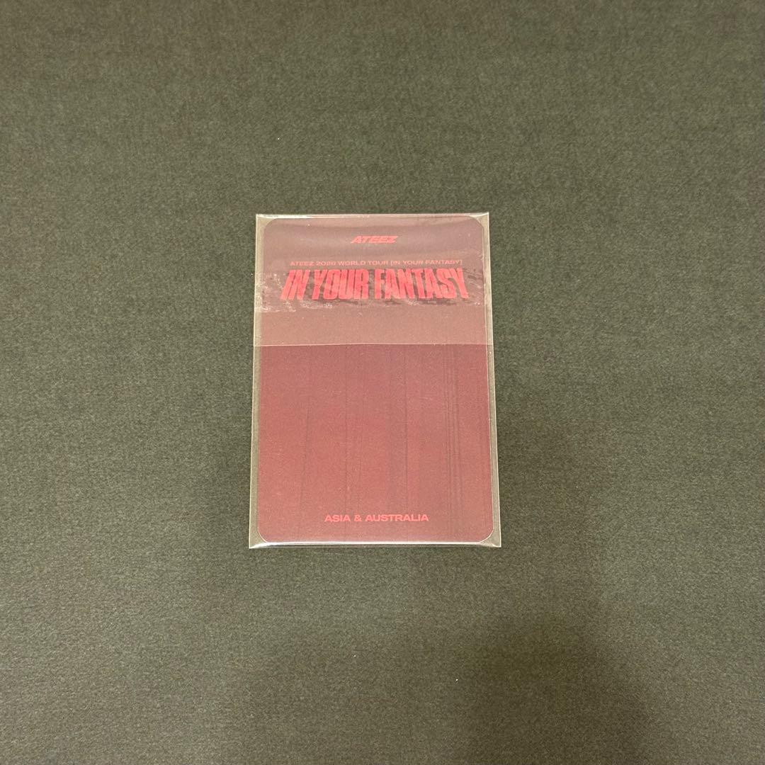 ATEEZ ジョンホ アジアツアー MD グッズ 購入特典トレカ