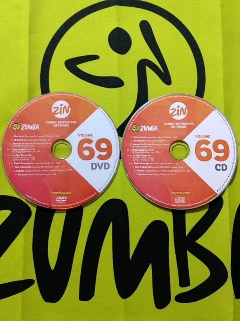ZUMBA　ズンバ　 CD ＆ DVD 20枚セット　ZIN61 ～ ZIN70