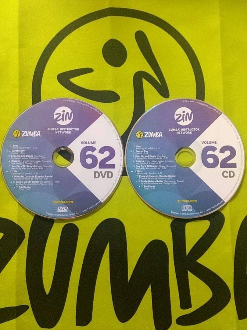 ZUMBA　ズンバ　 CD ＆ DVD 20枚セット　ZIN61 ～ ZIN70