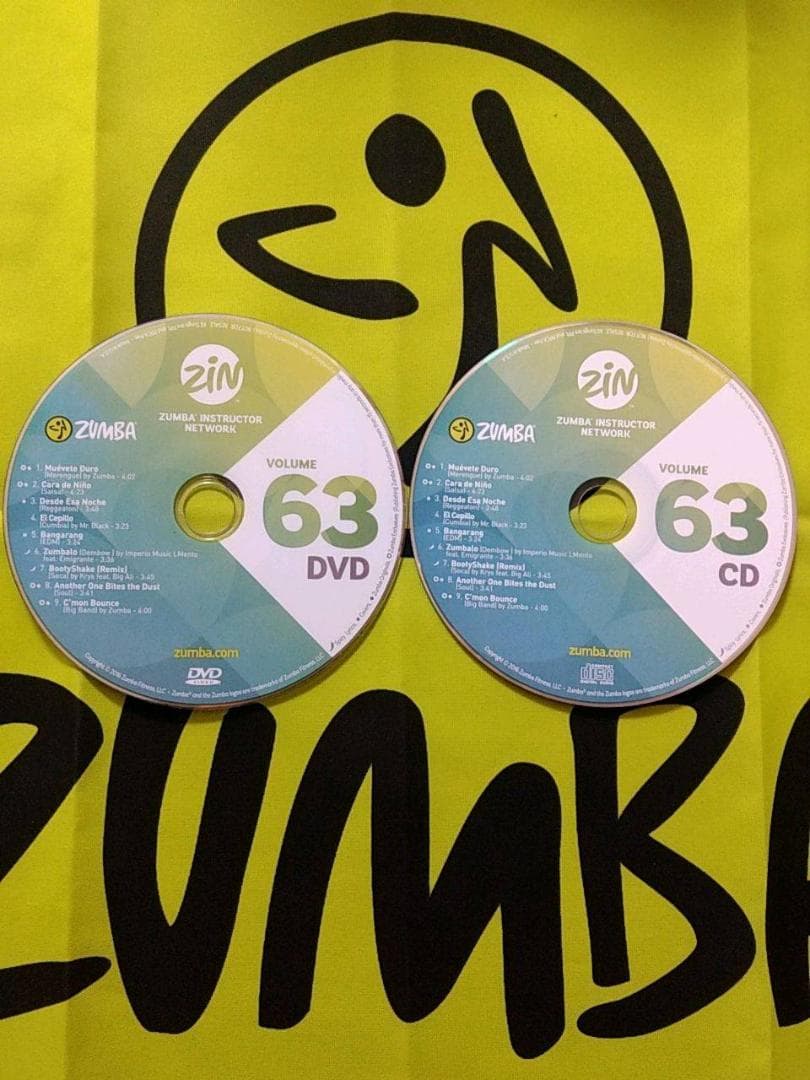 ZUMBA　ズンバ　 CD ＆ DVD 20枚セット　ZIN61 ～ ZIN70