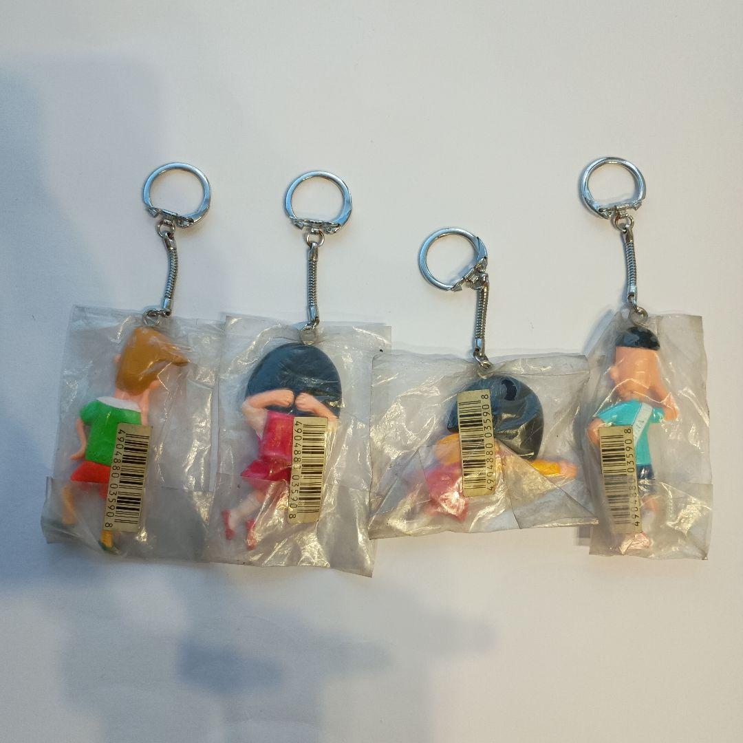 希少　ちびまる子ちゃん　キーホルダー4個セット　新品未使用未開封品