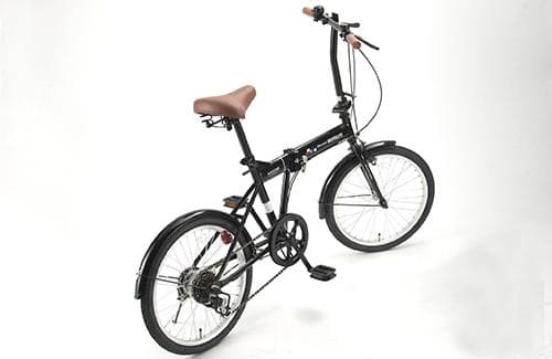 折畳自転車20インチ6段変速シマノ6段変速機付で快適走行!