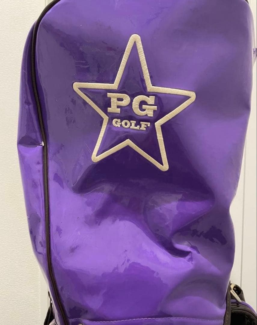 PEARLY GATES キャディバッグ 紫色　小物　服　8点まとめ売り