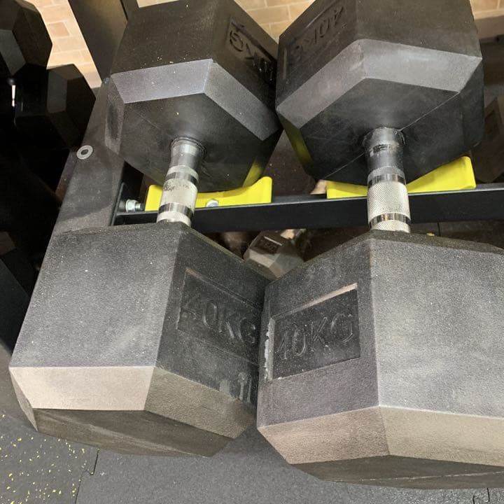 ラバーヘックス  ダンベル　25kg 30kg 35kg