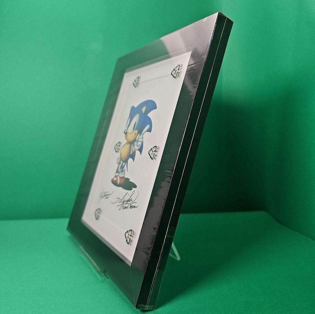 【レア★新品】ソニック スーパースターズ 復刻原画 製作者サイン 数量限定