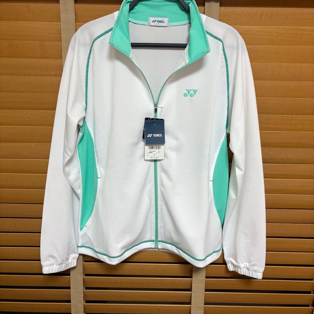 新品YONEX メッシュ ジップアップ ウォームアップウェア