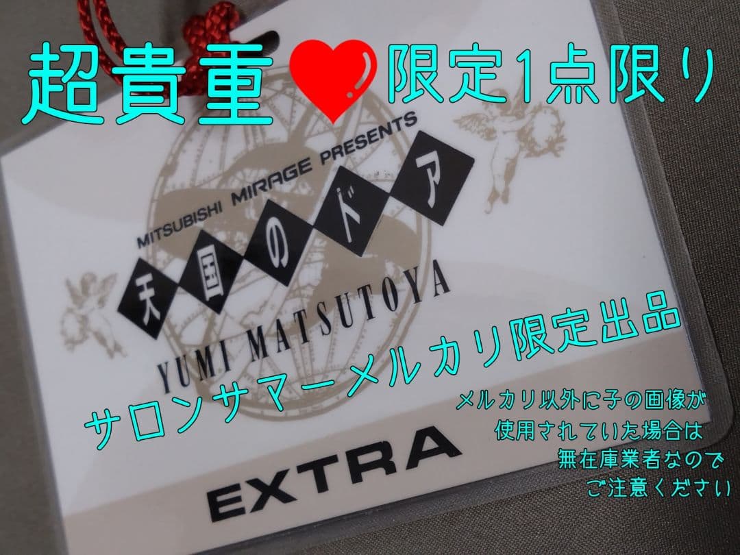 松任谷由実❤天国のドアツアー出演者パス 貴重美品 限定1点 3月中限定特価