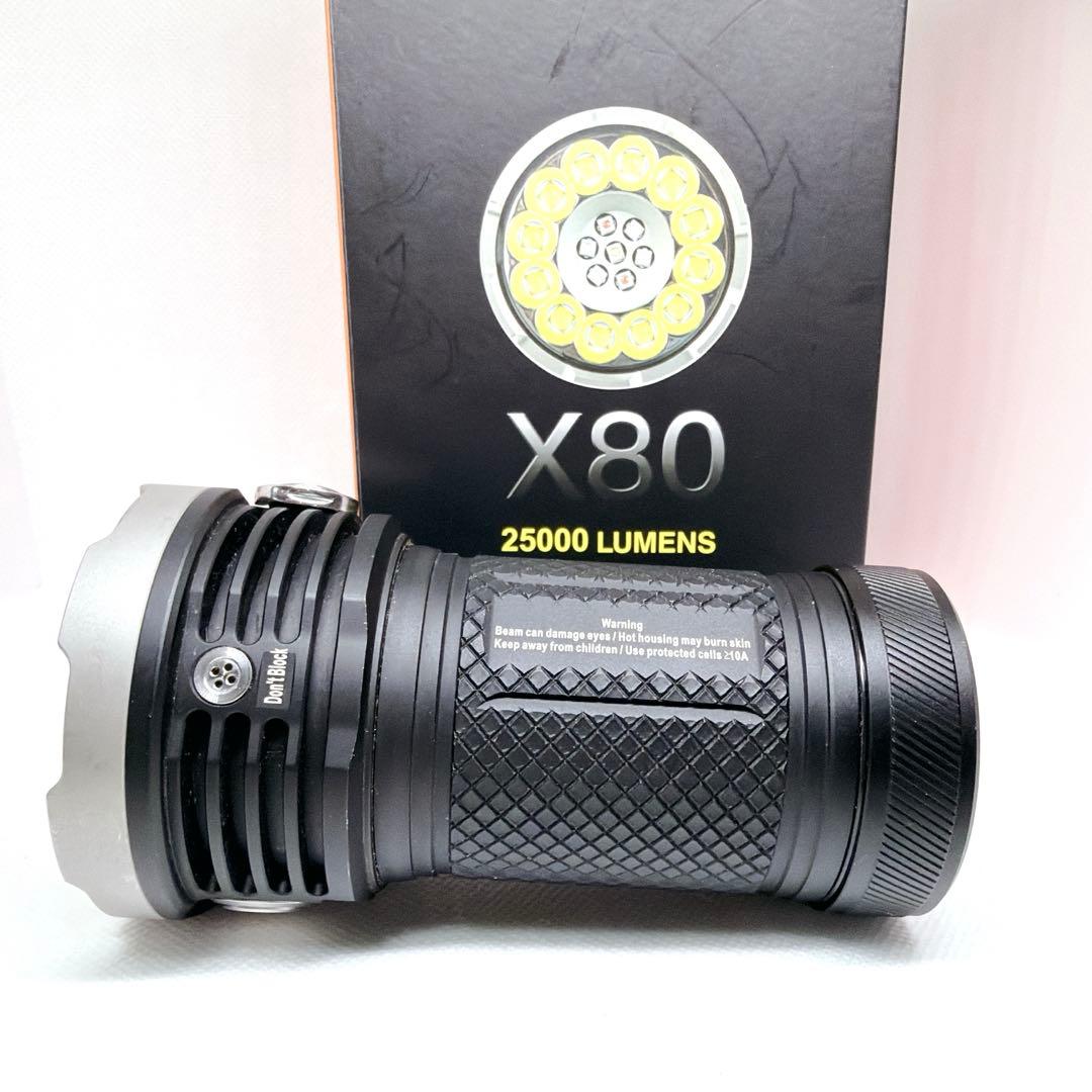 【美品】 ACEBEAM X80 LEDライト 25000ルーメン 6000K