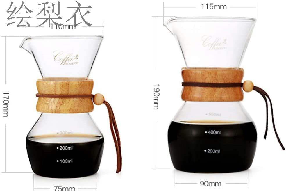 コーヒードリッパー ステンレスフィルター 蜂窩状 実用性 耐熱性 300ml