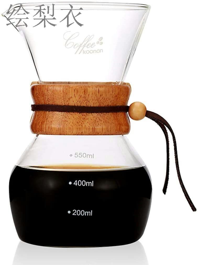 コーヒードリッパー ステンレスフィルター 蜂窩状 実用性 耐熱性 300ml