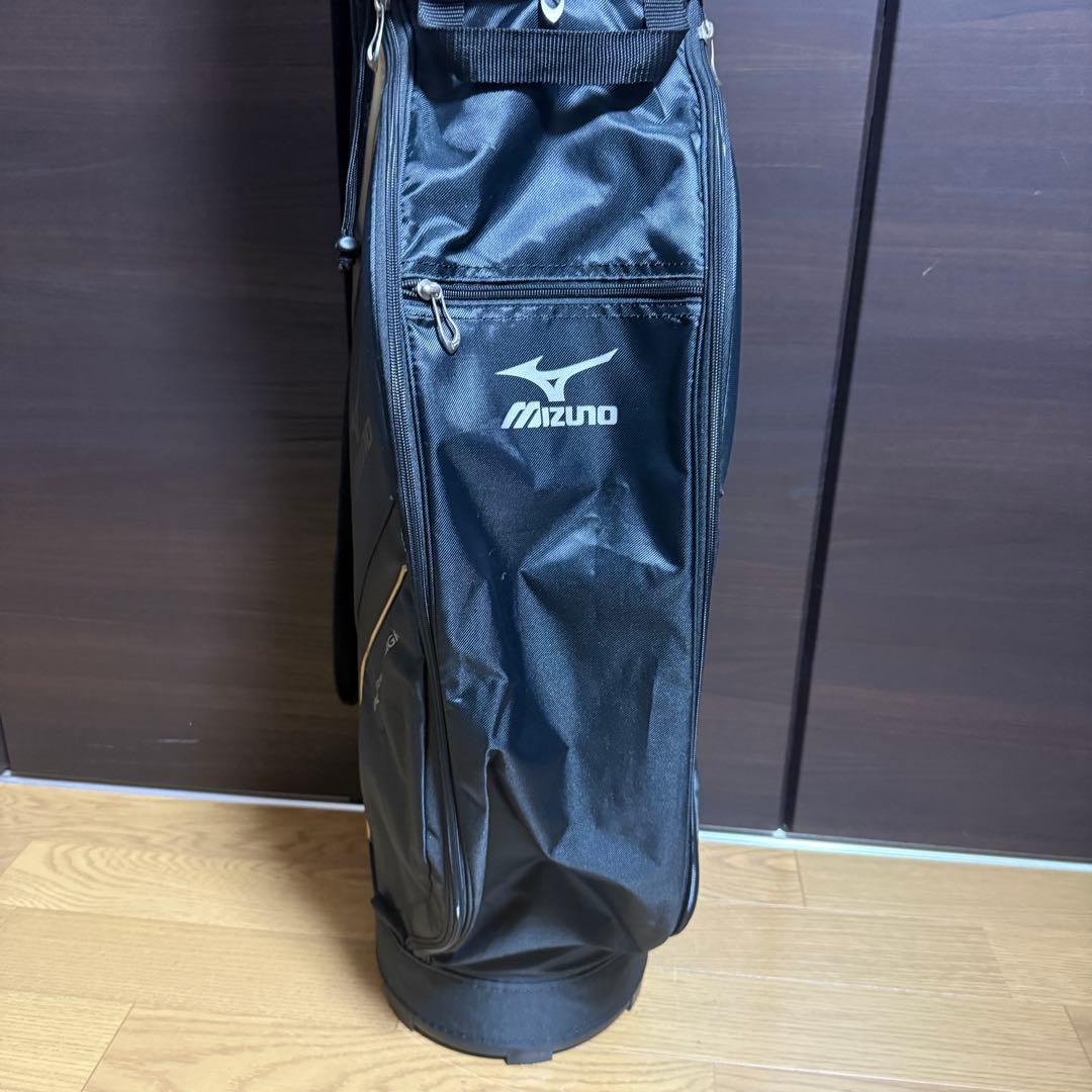 Mizuno RV02 ゴルフバッグ キャディバッグ ブラック/ゴールド