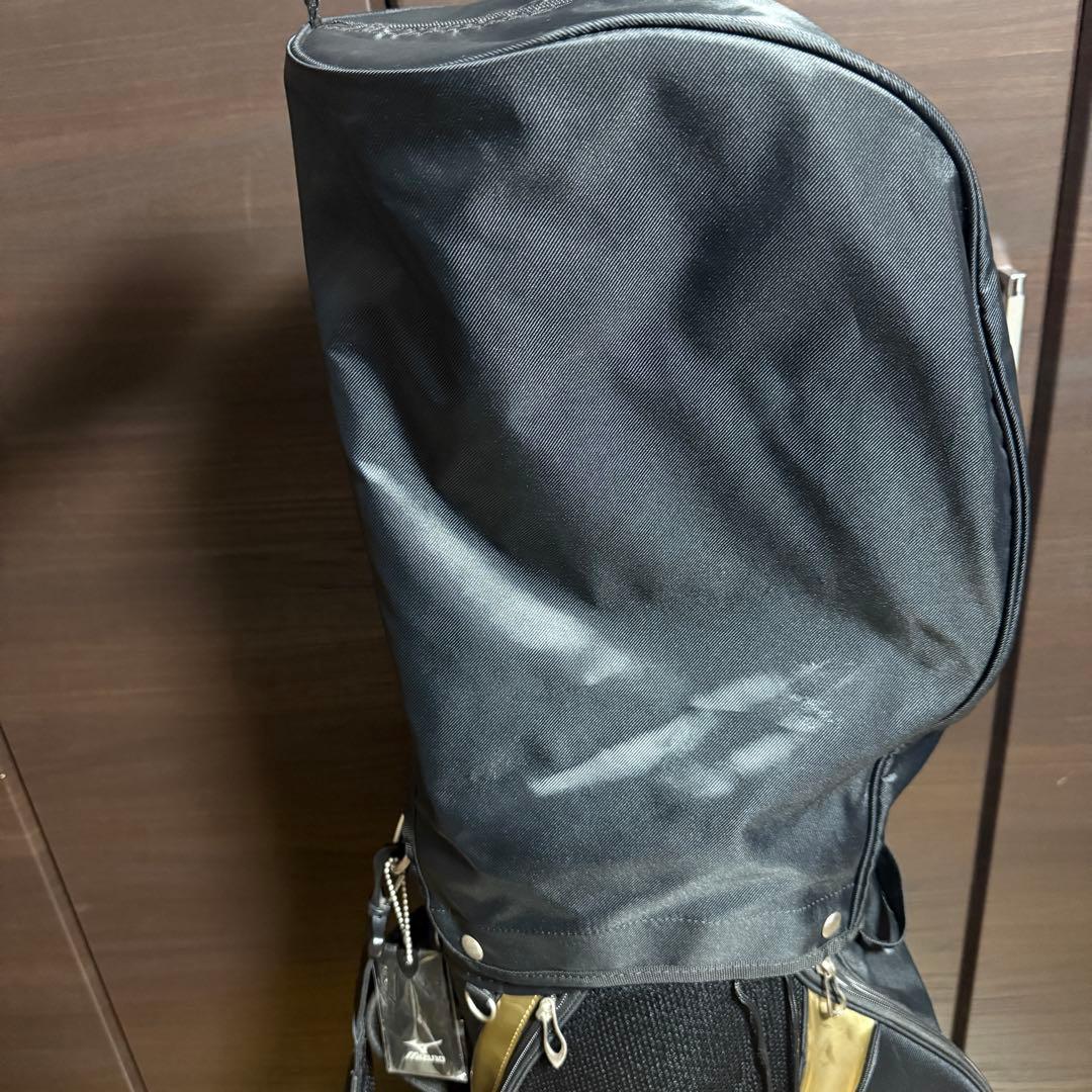 Mizuno RV02 ゴルフバッグ キャディバッグ ブラック/ゴールド
